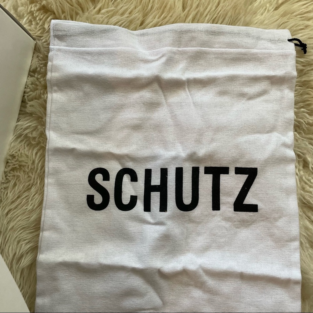 SCHUTZ ✨exclusive✨ white heels with metal balls on toes. size 8 - Picture 10 of 12
